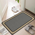 Ultra Thin Door Mat Indoor Entrance, 1/10 in Thin Door Mats by LYGLIGH