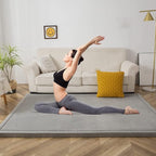 MAXYOYO Play Mat, 1.2" Thick Memory Foam Soft Padded Carpet - Image 3