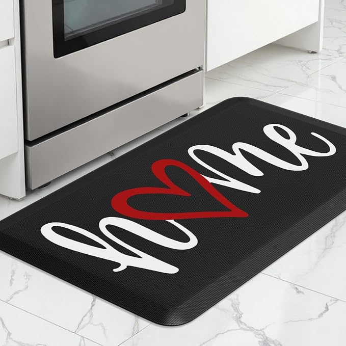 HappyTrends Kitchen Mat Cushioned Anti-Fatigue Rug Non-Slip Kitchen Rugs Stain by HappyTrends