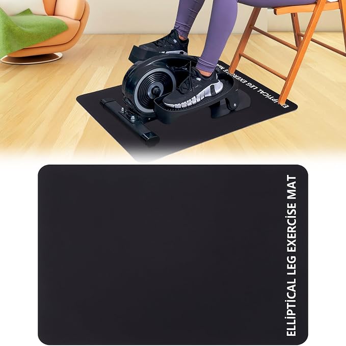 TOBWOLF Non-Slip Workout Mat for Ellipse Leg Exerciser, Ellipse Machine Mat - Image 8