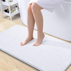 OLANLY Large Bathroom Rugs 40x24, Extra Soft Absorbent Chenille Bath Rugs by OLANLY