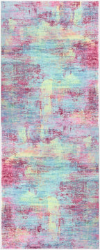 IOHOUZE Abstract Runner Rug 2x5 Ft Washable Runners - Image 9