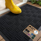 GORILLA GRIP 100% Waterproof All-Season WeatherMAX Doormat US Designed Natural by Unknown