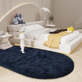 LOCHAS Bedroom Rug 3.3' x 6.2', Soft Oval Throw Rugs Carpet by LOCHAS