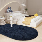 LOCHAS Bedroom Rug 3.3' x 6.2', Soft Oval Throw Rugs Carpet by LOCHAS