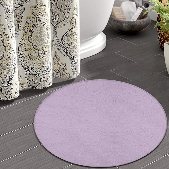 Large Round Area Rug Home Decor Modern Bathroom Rug Kitchen Office Circle Rug - Image 4