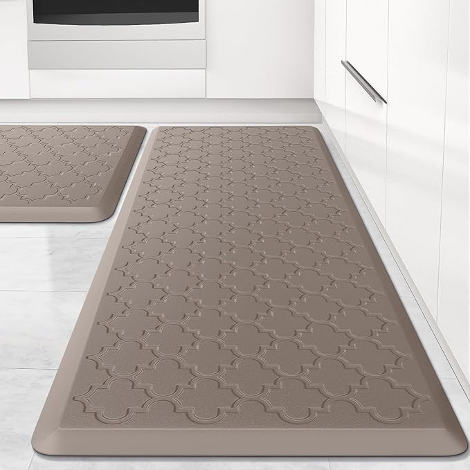 Kitchen Mat Cushioned Anti-Fatigue Floor Mat Water Resistant Non-Skid Kitchen by SoftDuo
