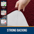 OLANLY Large Bathroom Rugs 45x27, Extra Soft Absorbent Chenille Bath Rugs - Image 6