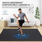 MRO Extra Large Exercise Mat For Home Gym, Extra Thick Durable Cardio Mat - Image 4