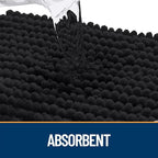 OLANLY Dog Door Mat for Muddy Paws 59x24, Ultra Absorbent Chenille Mud Doormat - Image 4