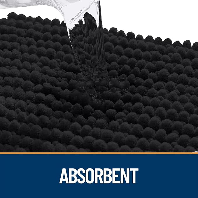 OLANLY Dog Door Mat for Muddy Paws 70x46, Ultra Absorbent Chenille Mud Doormat - Image 4