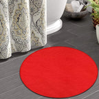 Home Decor Non Slip Kitchen Office Circle Rug, Machine Washable Modern Round - Image 4