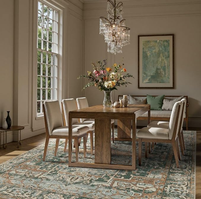 Rugxara 8x10 Area Rugs for Living Room Bedroom, Large Washable Rug, Non Slip & - Image 5