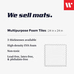 We Sell Mats 3/8" Thick Multipurpose EVA Foam Exercise Floor Mat, Interlocking - Image 2