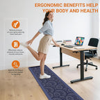 Mattitude 4/5 Inch Kitchen Mat, 17.3x59in Heavy Duty Ergonomic Comfort Foam - Image 5