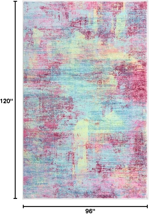IOHOUZE Abstract Area Rugs 8x10 Ft Washable Large Rugs - Image 2