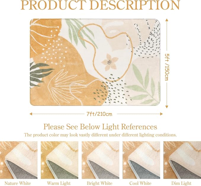 Lahome Washable Area Rug for Living Room - Image 2