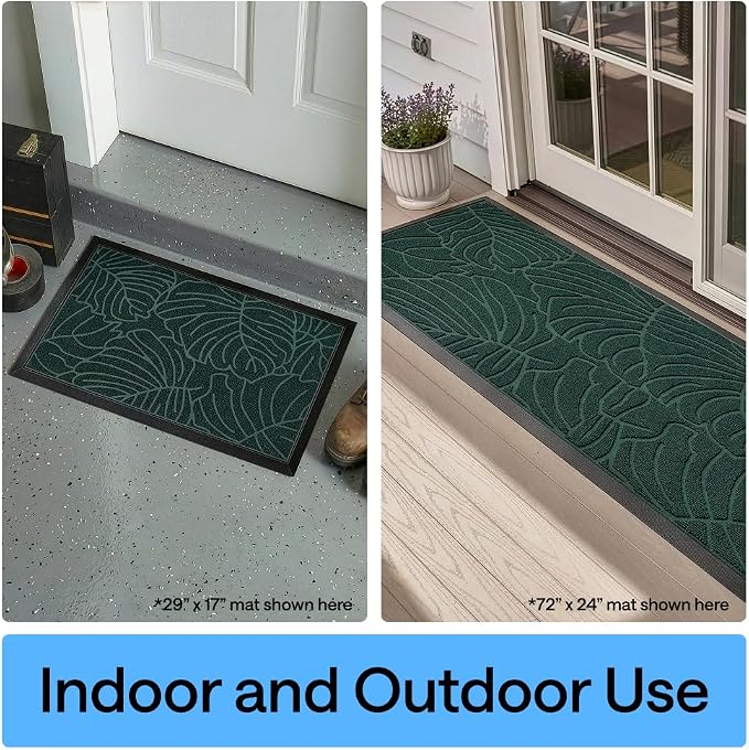 GORILLA GRIP 100% Waterproof All-Season WeatherMAX Doormat, US Designed Natural - Image 10