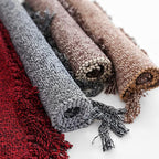 Cotton Bathroom Rug Reversible Laundry Room Rag Rug. Hand Woven Chindi Area Rug - Image 6