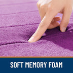 OLANLY Memory Foam Bath Mat 24x16, Super Soft Absorbent Bathroom Rugs, Quick Dry - Image 5