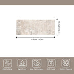 2x5 Washable Kitchen Rug Runner – Non-Slip Abstract Modern Neutral Small Rug - Image 2
