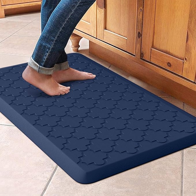 WISELIFE Kitchen Mat Cushioned Anti Fatigue Floor Mat, Thick Non Slip Water by WiseLife