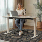 36"x60" Office Chair Mat for Hardwood Tile Floor, Under Desk Carpet Protector - Image 2