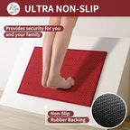 YDKGL Kitchen Rugs Non Slip Washable, Rubber Backing Soft Chenille Braided - Image 5