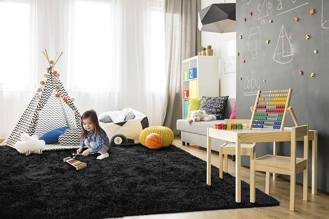TWINNIS Super Soft Shaggy Rugs Fluffy Carpets, 7x10 Feet, Indoor Modern Plush - Image 4