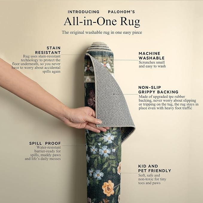 Machine Washable Rug Runners for Hallways: 2'6"x8' Kitchen Rugs Stain Resistant - Image 4