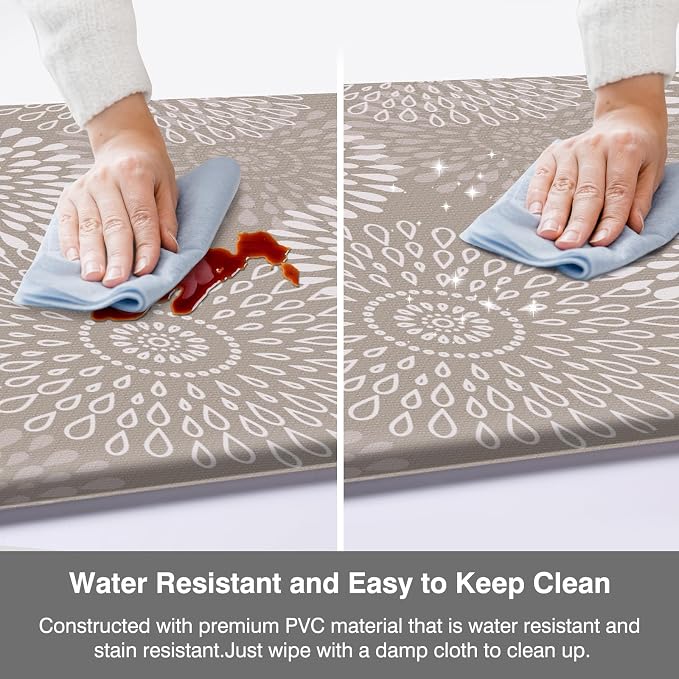 LuxStep Kitchen Mats for Floor, Cushioned Rug Anti-Fatigue Mats for Kitchen - Image 6