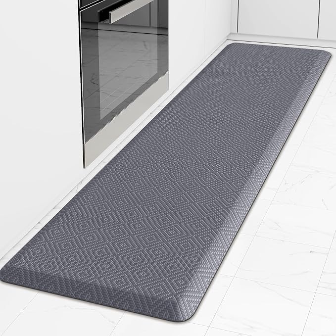 Mattitude Kitchen Mat Cushioned Anti-Fatigue Floor Mat Water Resistant Non-Slip by Mattitude