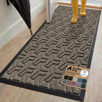GORILLA GRIP 100% Waterproof All-Season WeatherMAX Doormat, US Designed Natural by Unknown