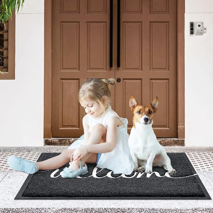 CozyBounty Door Mat Welcome Mats Outdoor Indoor Non-Slip Doormat - Image 2