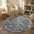 EasyJoy Faux Sheepskin Rug, Fluffy Faux Fur Rug, Ultra Soft Shag Area Rug - Image 2