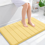 OLANLY Memory Foam Bath Mat 35x24, Super Soft Absorbent Bathroom Rugs, Quick Dry by OLANLY