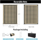 HUGEAR Outdoor Rug for Patios Clearance, Waterproof Mat, Large Outside Carpet - Image 2