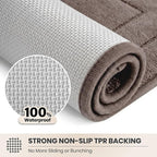 PURRUGS Dirt Trapping Door Mat 24" x 35.5", Non-Slip/Skid Machine Washable - Image 5