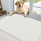OLANLY Dog Door Mat for Muddy Paws 36x24, Ultra Absorbent Chenille Mud Doormat by OLANLY