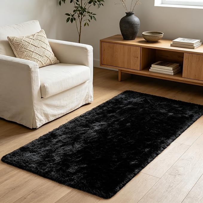 Shag Area Rugs for Bedroom Living Room, 2x6 Ultra Soft Fluffy Runner Area Rugs - Image 7
