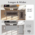 KIMODE Kitchen Anti Fatigue Mats, Farmhouse Kitchen Rugs Sets of 2, Memory Foam - Image 2