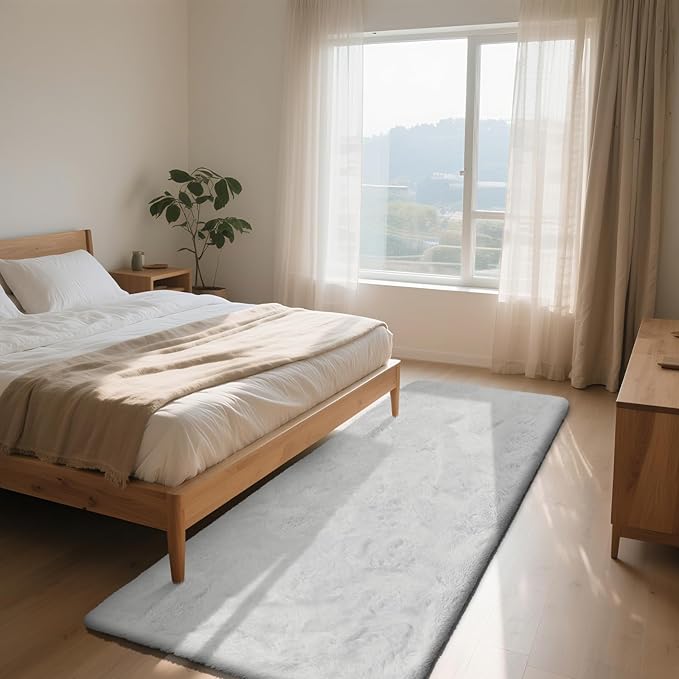 Soft Runner Rugs for Bedroom, Bedside Rug for Living Room Bedroom Room Home by Yongyangjuxi