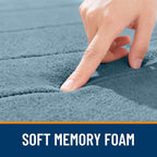 OLANLY Memory Foam Bath Mat 44x32, Super Soft Absorbent Bathroom Rugs, Quick Dry - Image 5