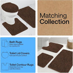 GORILLA GRIP Bath Rug Mat 48x24, Thick Soft Absorbent Chenille, Quick Dry - Image 8