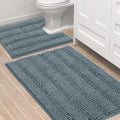 H.VERSAILTEX Bathroom Rugs Bath Rug Set 2 Piece Bathroom Contour Rug Toilet Mat by HVERSAILTEX