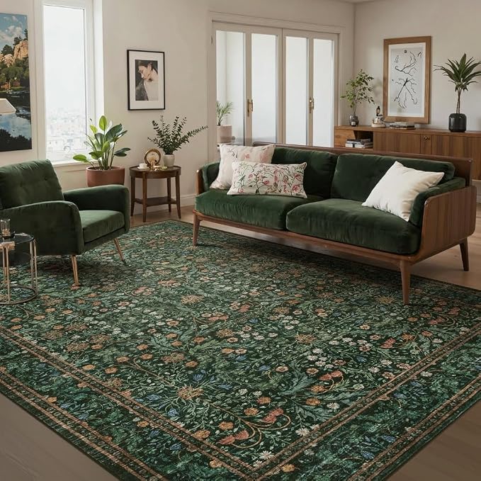 Rugxara 6x9 Area Rugs for Living Room Bedroom, Large Washable Rug, Non Slip & by Rugxara