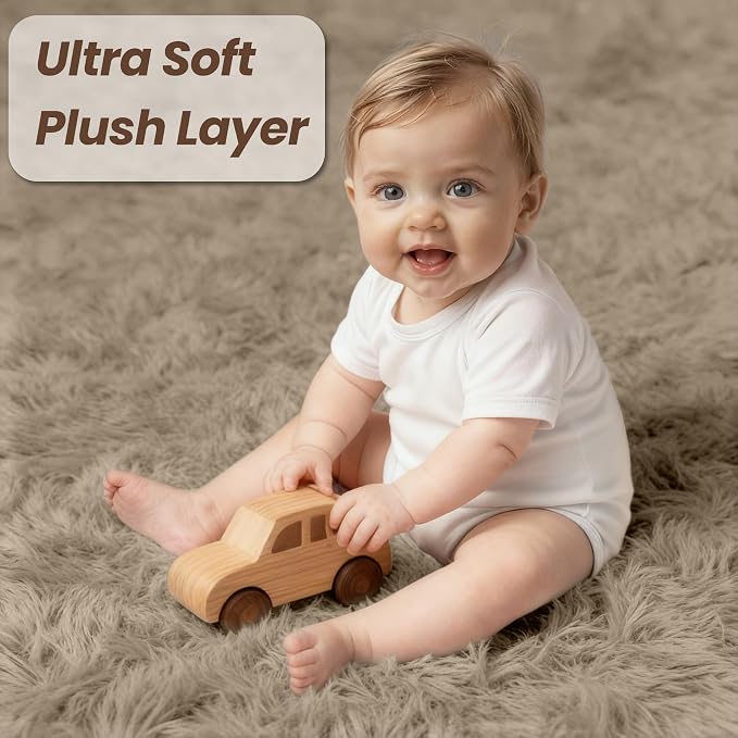 8x10 Area Rug for Living Room, Ultra Soft Fluffy Shag Rugs for Bedroom - Image 7