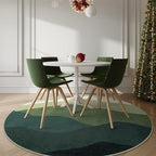 6ft Round Rugs for Living Room, Soft Washable Non-Slip Large Circle Rug - Image 8