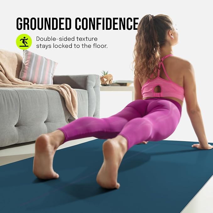 Gogokiwi Extra Wide Yoga Mat for Men Women Non Slip Fitness & Exercise Mat - Image 5