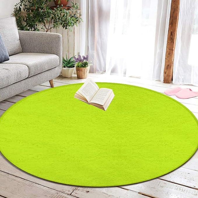 Large Round Area Rug Home Decor Modern Bathroom Rug Kitchen Office Circle Rug - Image 5